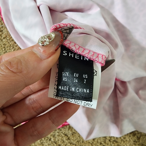 SHEIN Pink Leopard Mini Dress - Picture 6 of 6